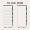 2023 Digital Planner for Smartphones - Gold Teal Art Deco Design - Image 6