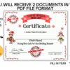 Santa's Nice List Certificate and Letter from Santa - Image 3