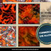 DIGITAL PAPER Bundle - Gothic Galactic Smokey Orange Tangerine - Digital Papers Pack 12 - 12x12 | Set #002 Orange Black Spiritual - jpg png - Image 5