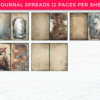 Whimsical Forest Junk Journal Printable Kit, Vintage Fairytale Shabby Chic Ephemera, Digital Scrapbooking Paper, Fantasy Grungy - Image 5