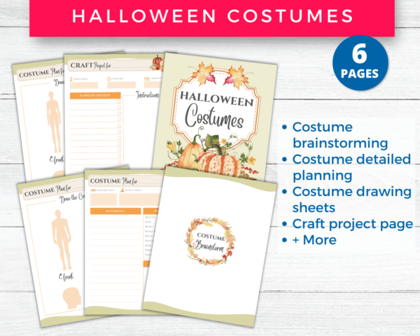 Halloween Planner Printables & Inserts | Halloween Festivities + Party Planning - Image 5