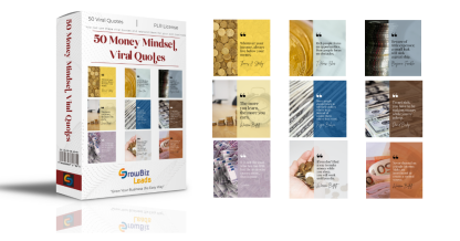 GrowBizLeads 50 Money Mindset Quotes-PLR - Image 3