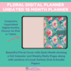 Floral Digital Undated Planner With PLR Rights