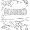 Printable Bible Verse Christian Coloring Pages - Image 3