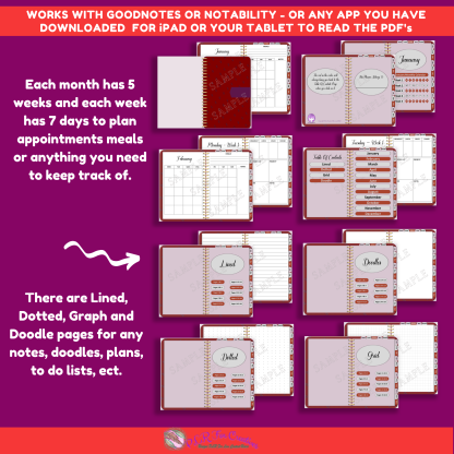 Dream Weaver Digital Planner Undated-PLR - Image 2