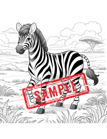 Enchanted Wilderness: A Coloring Odyssey-Coloring Pages/Digital Download - Image 3