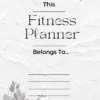 Fitness Planner Cover