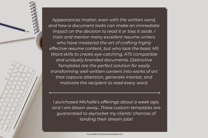 Functional Format Resume Template for Career Change | Combination CV Resume for MS Word | Attractive & ATS Friendly - Image 7