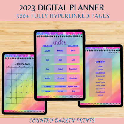 2023 Rainbow Digital Planner - Image 7