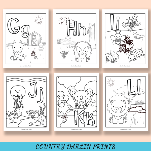 Alphabet Coloring Book - Image 6