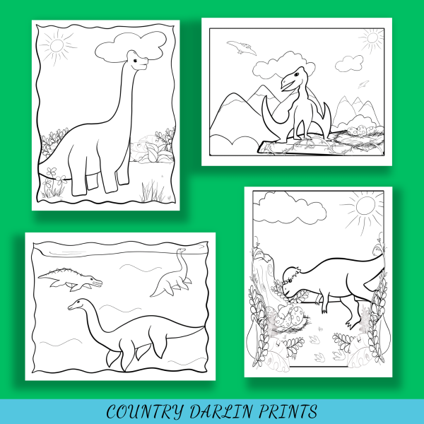 Dinosaur Coloring Book - Image 6