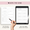 Essentials Planner Bundle | Daily Planner | Weekly Planner | Monthly Planner | Habit Tracker | Letter | A4 | A5 | PDF | Printable Planner | Digital Planner - Image 6