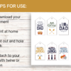 Father's Day Gift Tags, Printable Gift Tags - Image 2