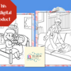 40 Mother and Child Travel Friendly Coloring Pages |Gift for Mom | from Kids | Presents for Grandma | Creative Pack| Family Activities - Image 5