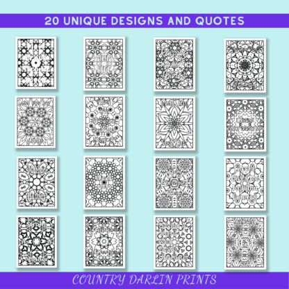 Mother's Quotes Coloring Book Vol. 1 - Image 6