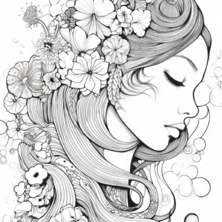 Femme Coloring Pages