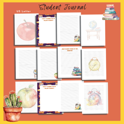 Inspire, Reflect, Succeed: Printable Student Journal - Boost Motivation and Achievement! - Image 8
