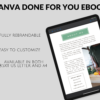 Keto Recipe eBook Canva Template | PLR Editable Guide | Resell Rights | Commercial Use | Life Coaching Resource | Done For You Lead Magnet - Image 6
