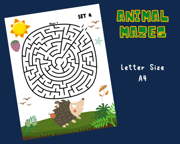 Mazes Activity Sheets For Kids - MEGA BUNDLE of 799 Mazes! (Printable Activities For Kids - Image 7