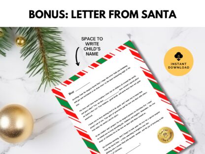 Santa's Nice List Certificate and Letter from Santa - Image 4