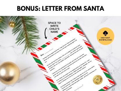Santa's Nice List Certificate and Letter from Santa - Image 4