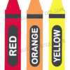 Crayon Color Learning Printable - Learn Colors - Preschool Learning - Image 2