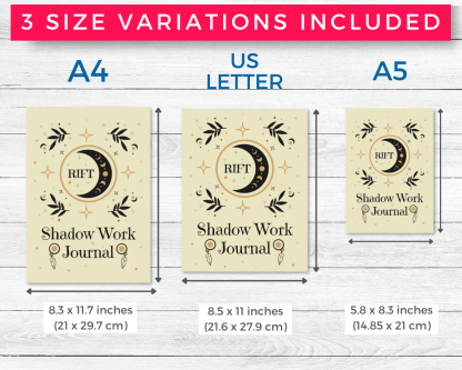 RIFT Shadow Work Journal | Mega Bundle Printable Kit With Prompts - Image 6