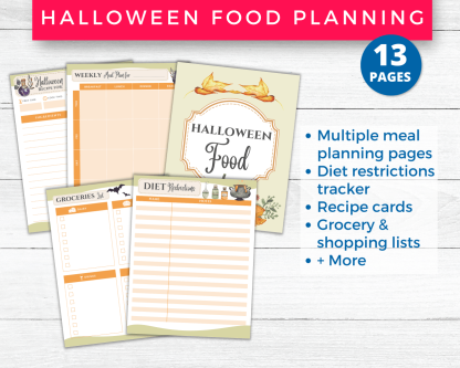 Halloween Planner Printables & Inserts | Halloween Festivities + Party Planning - Image 6