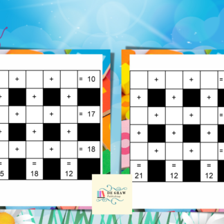 120 Cross Sums Addition Practice Math Problems - Image 3