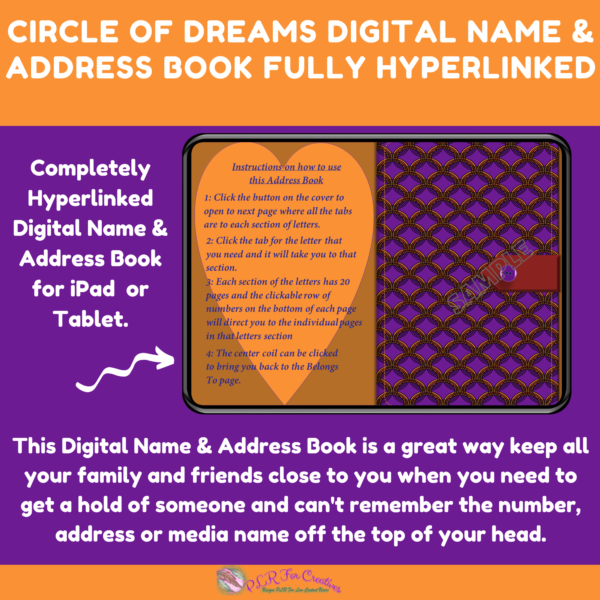 Circle Of Life Digital Name & Address Book