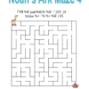 Printable Noah's Ark Bible Games Puzzles - Christian Bible Story - Image 4