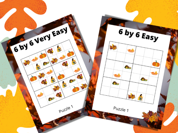 Title Fall Travel Activity Pack Plus Bonus Sudoku Puzzles for Kids and Beginners, Easy Sudoku Logic Puzzles, Word Search, Stickers, Activity Pack - Image 7