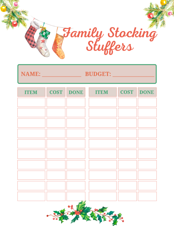 Christmas Planner Perpetual - Image 4