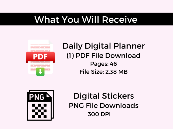 Undated Daily Digital Planner - Image 7