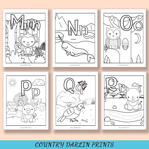 Alphabet Coloring Book - Image 7