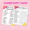 12 Teen Slumber Party Games Printable | Teen/Preteen Sleepover Games |Pajama Party Activities |Girls Sleepover Party Games |Fun Pajama Party Active - Image 7
