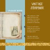 Vintage DIGITAL NOTEBOOK, Goodnotes, Notability, Xodo, iPad Notebook, Digital Scrapbooks, 6 Sections, Vintage Scrapbook, Vintage Notebooks - Image 2