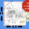 40 Mother and Child Travel Friendly Coloring Pages |Gift for Mom | from Kids | Presents for Grandma | Creative Pack| Family Activities - Image 6