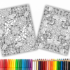Mandala Mindfulness Adult Coloring Pages - MEGABUNDLE OF 200 PAGES (Great For Stress Relief And Anxiety) - Image 5
