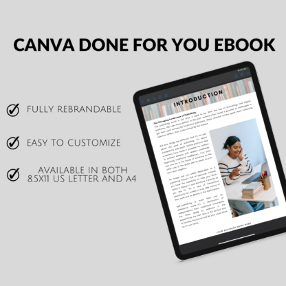 Self-Publishing Blueprint | Customizable PLR eBook | Author Coach Lead Magnet | Done For You Canva Template - Image 7