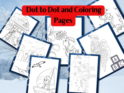 Coloring Pages, Mazes, and Word Games on the Go Digital Download Activity Pack - Image 4