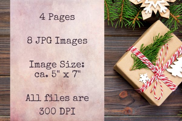 Vintage Holiday Season Card Images #02 - Image 7