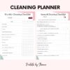 Cleaning Planner - Plans for Daily, Weekly, Monthly, Quarterly, Annually; Spring Cleaning - Image 4