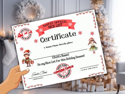 Santa's Nice List Certificate and Letter from Santa - Image 5