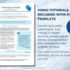 Professional Resume Template, Modern, 2-Page Resume CV Template for MS Word plus Matching Biography, References and Letterhead Templates - Image 7