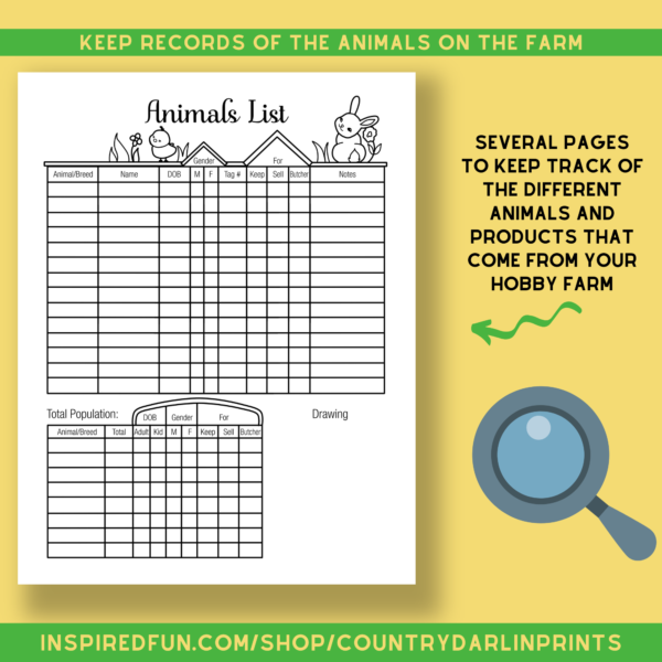 Homestead Planner Coloring Pages - Image 7