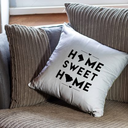 Home Sweet Home Throw Pillow Cover & Insert - Personalizable Item - Image 7