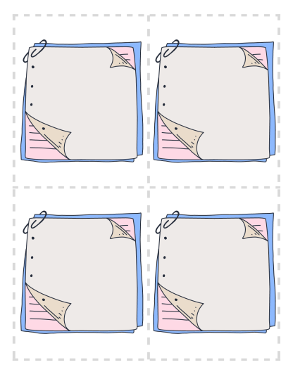 Printable Blank Lunch Box Notes for Kids - Image 4