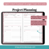 Weekly Time Blocking Digital Planner - Blogging Planner