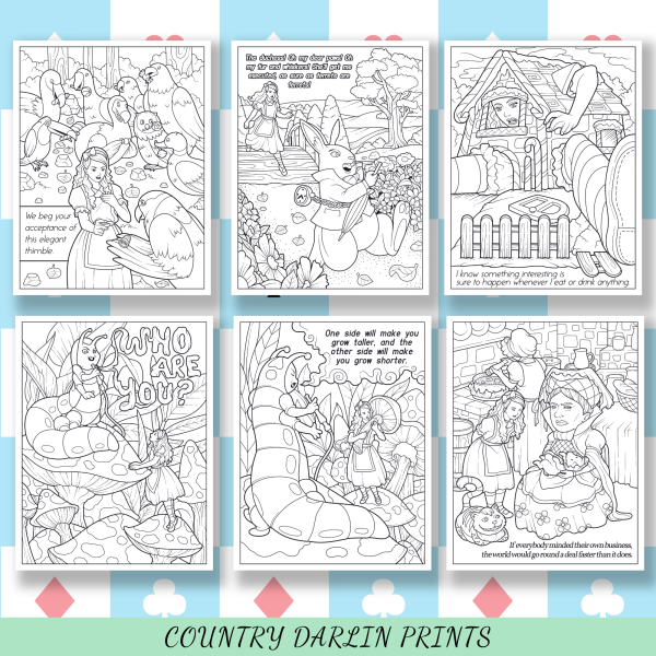 Alice In Wonderland Coloring Pages - Image 6